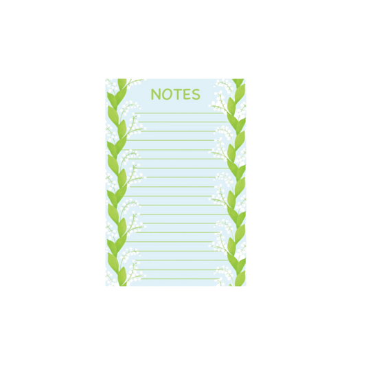 Lucy Grymes Lily of the Valley Notepad