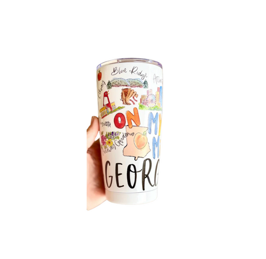 State of Georgia 20oz Tumbler