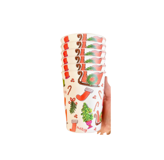 All Things Christmas Cups - Set of 6