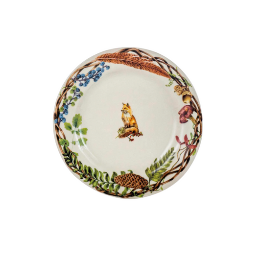 Juliska Forest Walk Salad/Dessert Plate - Fox
