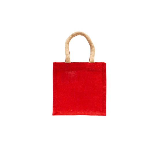 Jute Petite Gift Tote in Red