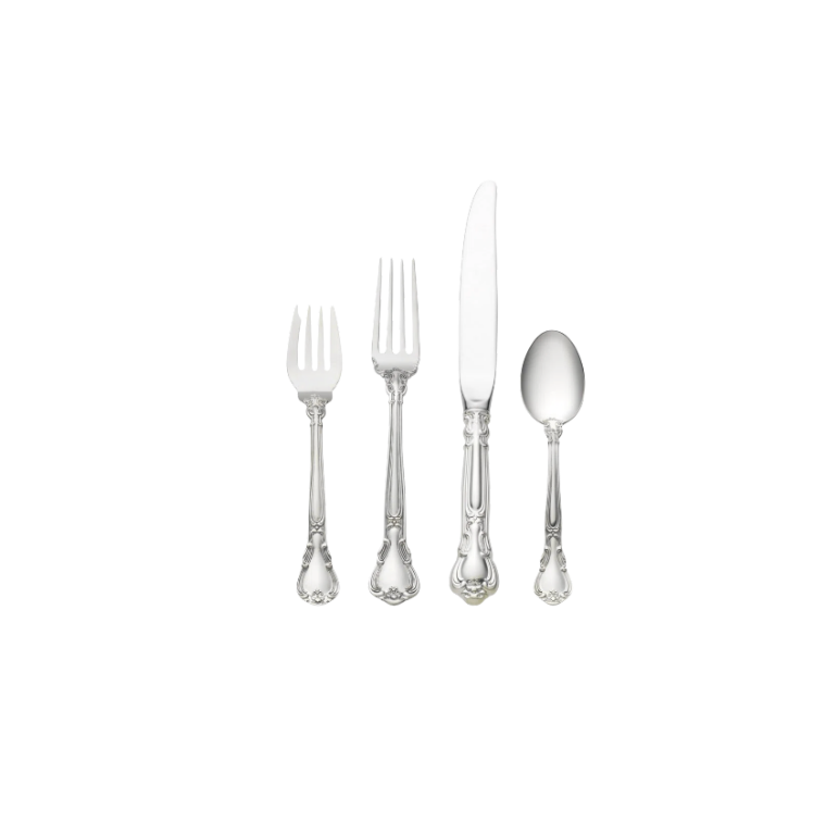 Gorham Chantilly 4 piece Flatware Place Setting