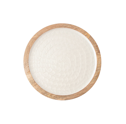 Mother of Pearl Round Platter