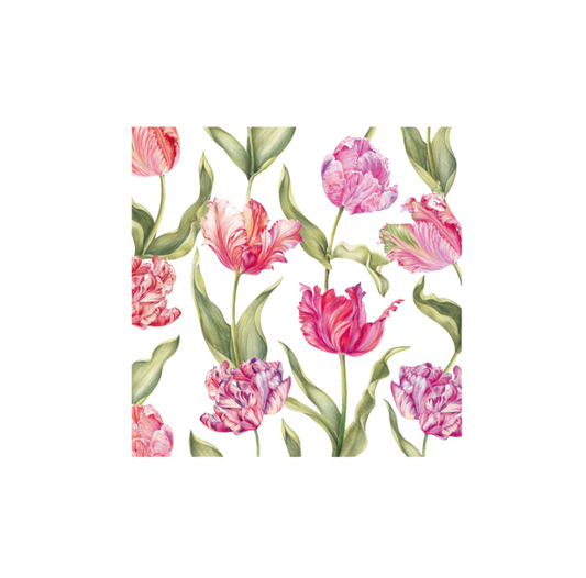 Estelle Cream Cocktail Napkin