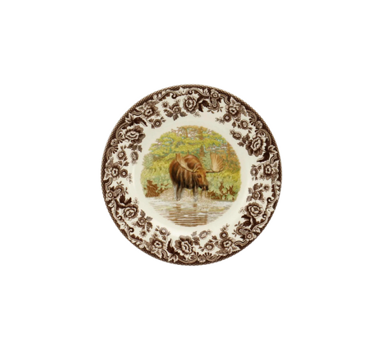 Spode Woodland Moose Salad Plate
