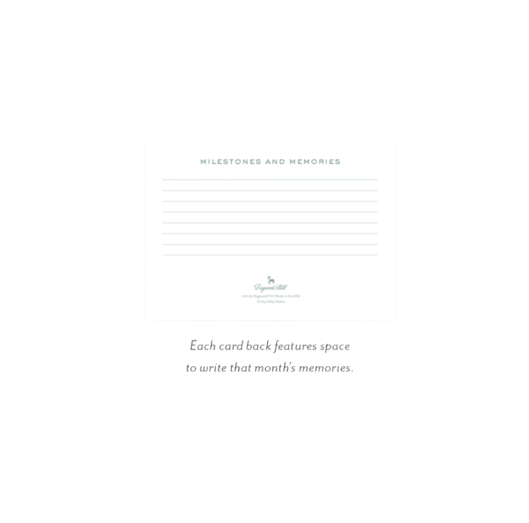 Dogwood Hill Hardwick Hall Talbot Milestone Cards