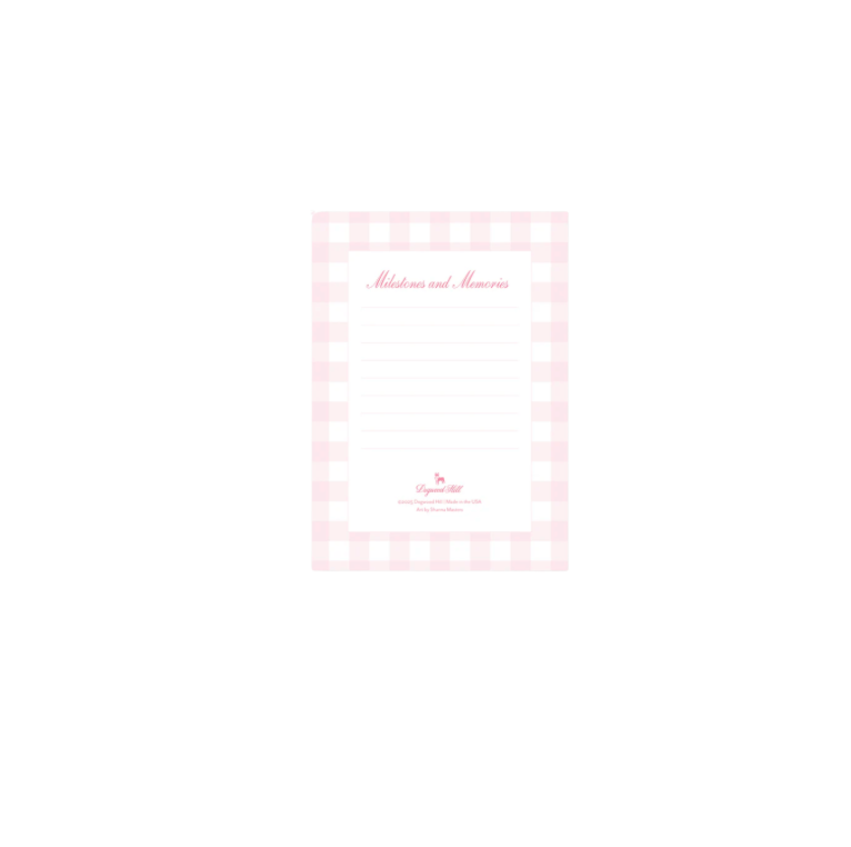 Dogwood Hill Porcelain Bunnies Pink Milestone Cards