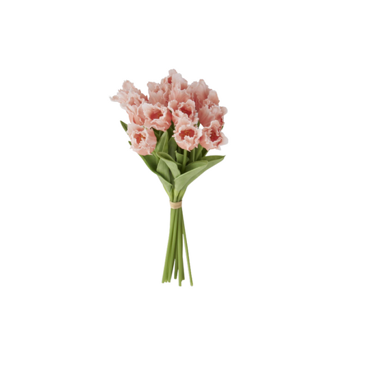 Orange & Peach Real Touch Parrot Tulip Bundle