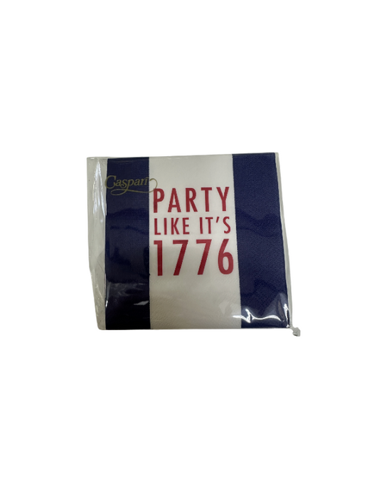 Party Like It's 1776 Cocktail Napkin