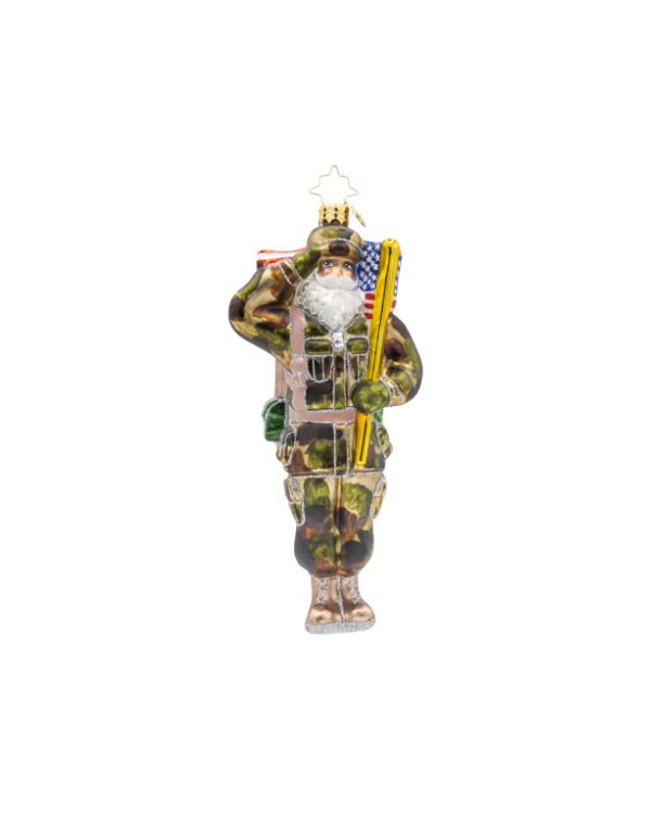 Christopher Radko Yuletide Trooper