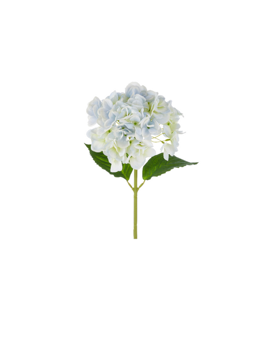 Real Touch Light Blue Hydrangea Stem