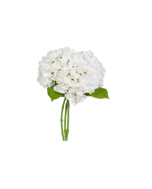Real Touch White Hydrangea Bundle