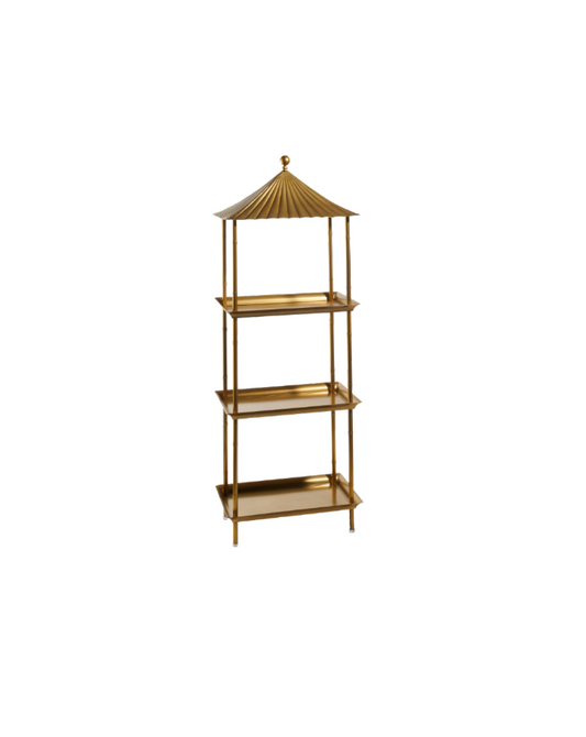 Gold Pagoda Etagere