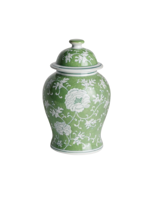 Imperial Lotus Lidded Ginger Jar