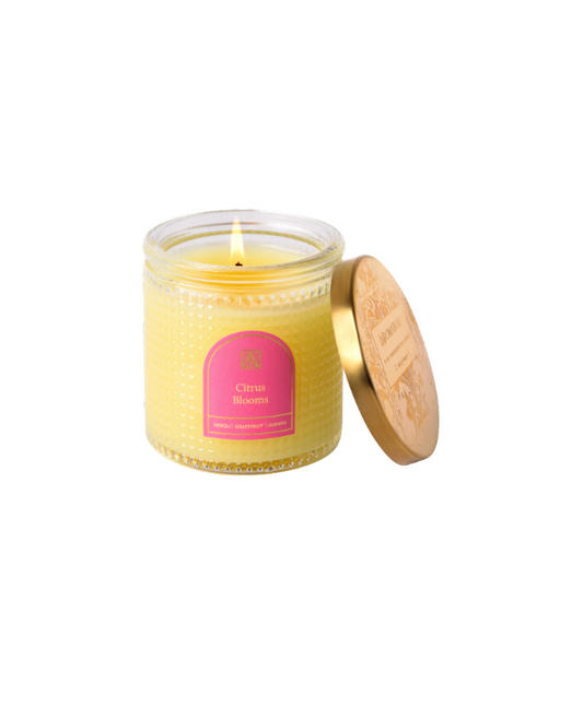Aromatique Citrus Blooms - Textured Glass Candle