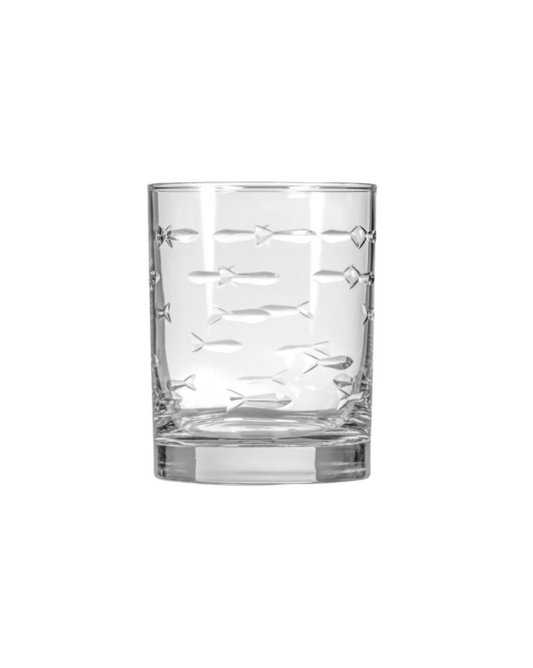 School of Fish Rocks Glass