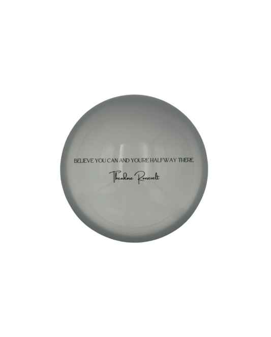 Theodore Roosevelt Quote Paper Weight