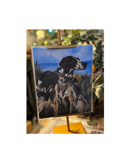 On the Hunt Framed Art + Easel