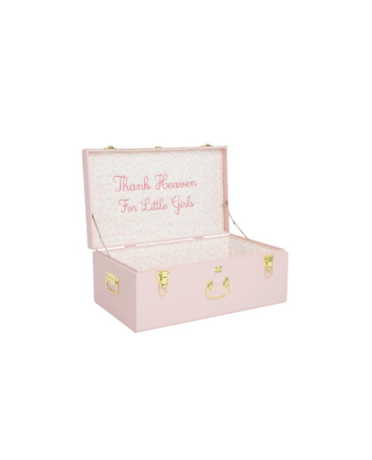 Petite Keep Thank Heavens for Little Girls Pink Trunk