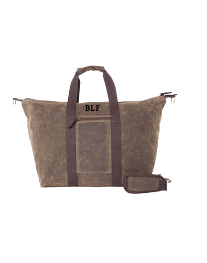 Voyager Weekender Bag with Monogram
