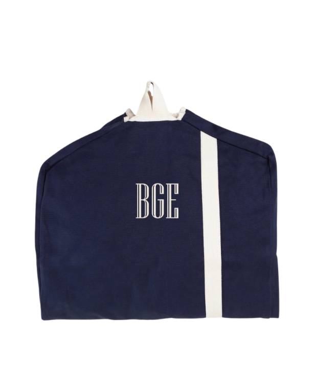 Garment Bag with Monogram