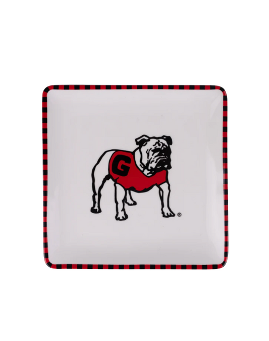Standing Bulldog Trinket Tray
