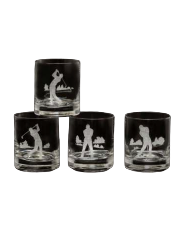 Julie Wear Golf Double Old Fashioned Glasses