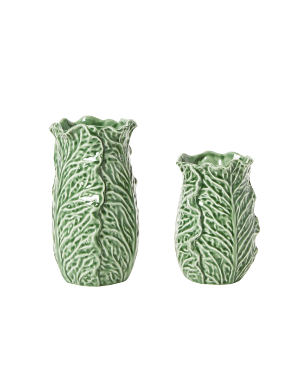 Leaf Textured Vases