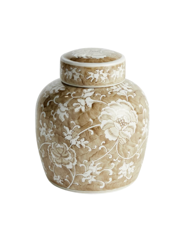 Province Lotus Lidded Jar