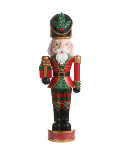 32" Plaid Nutcracker