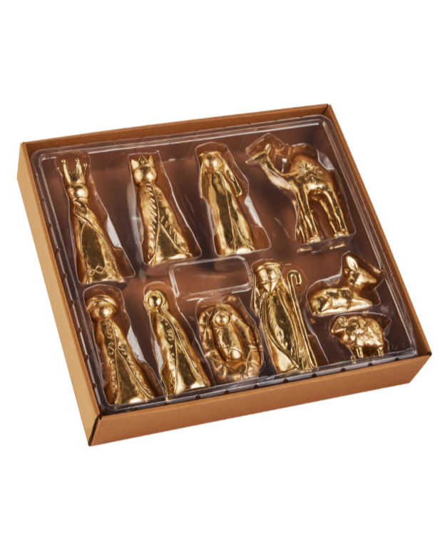 Gold Nativity Box Set