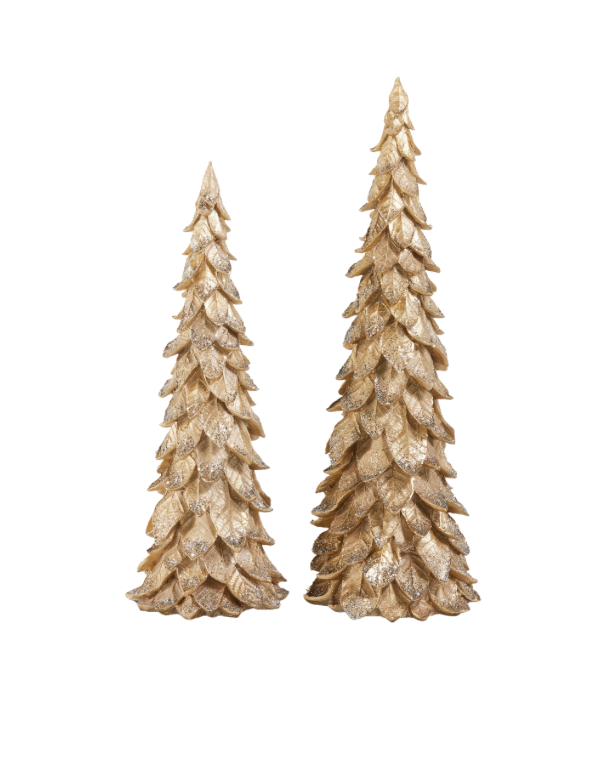 Gold Glitter Trees