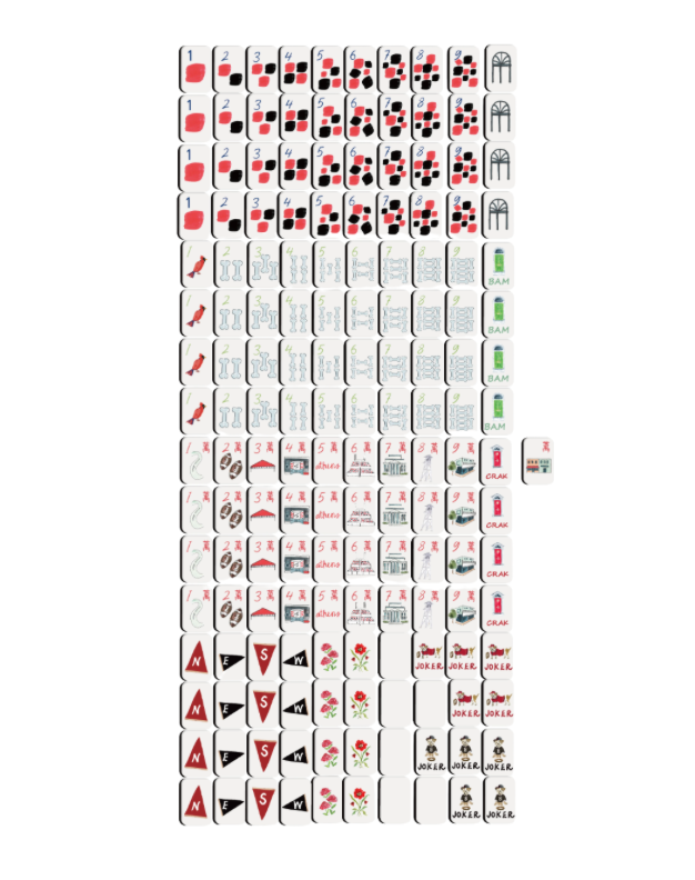 Limited Edition Athens Mahjong Tiles - PRE ORDER