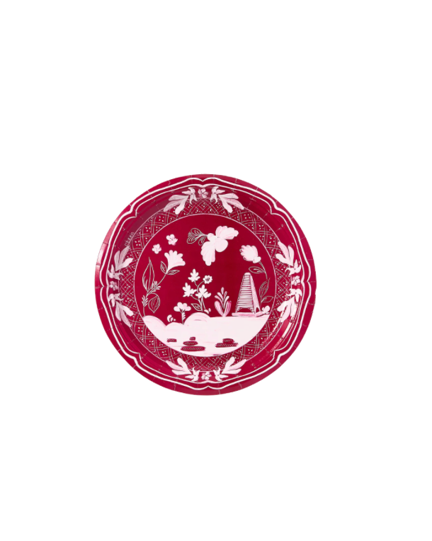 Cherry and Ballet Beachside Pavilion Dessert Paper Plates
