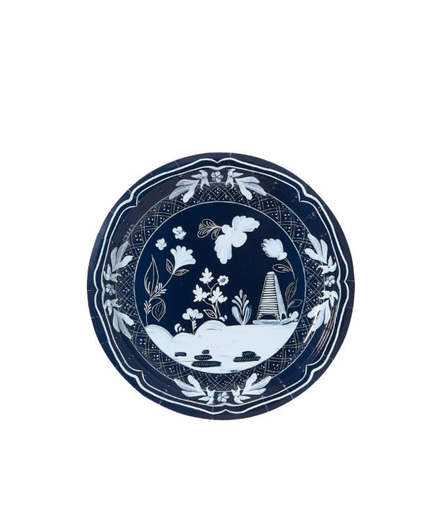 Navy Beachside Pavilion Dessert Paper Plates