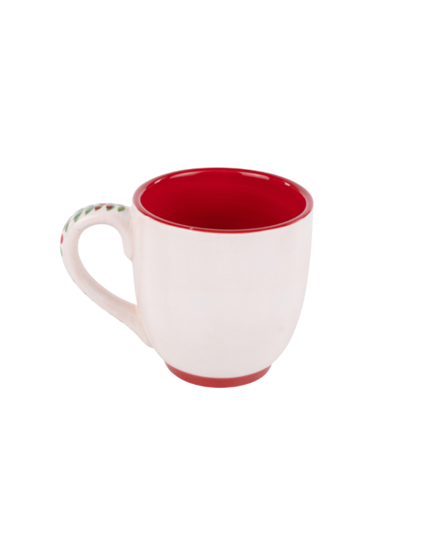 Red Bow Wreath Mug