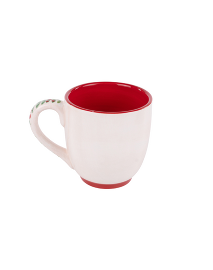 Red Bow Wreath Mug