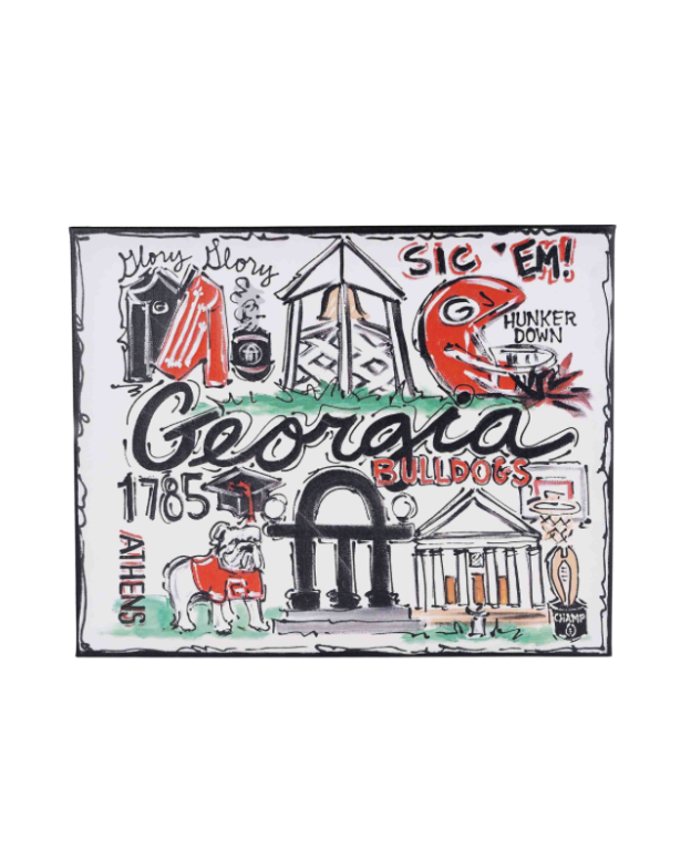 UGA Landmark Canvas