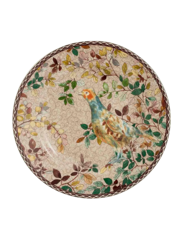 Spode Woodland Grey Partridge Accent Plate