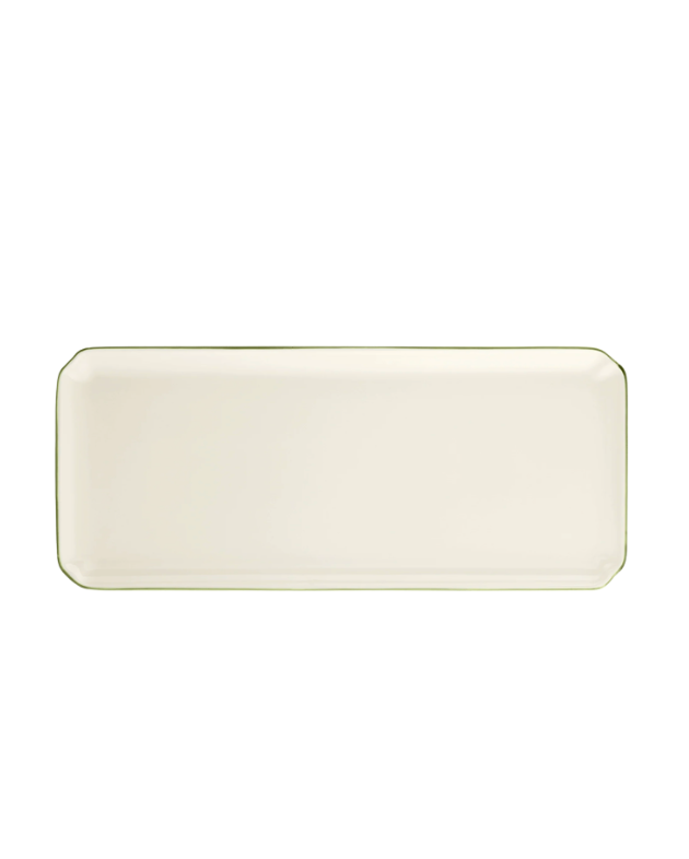 Oblong Serving Tray - Filet Green