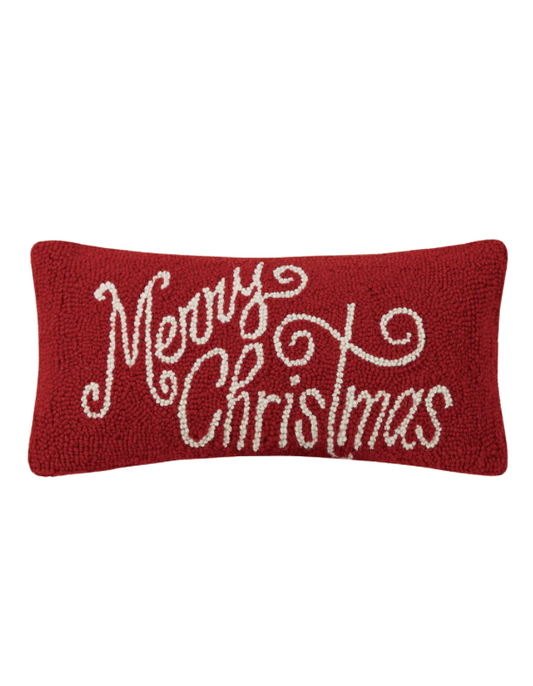 Merry Christmas Hook Pillow