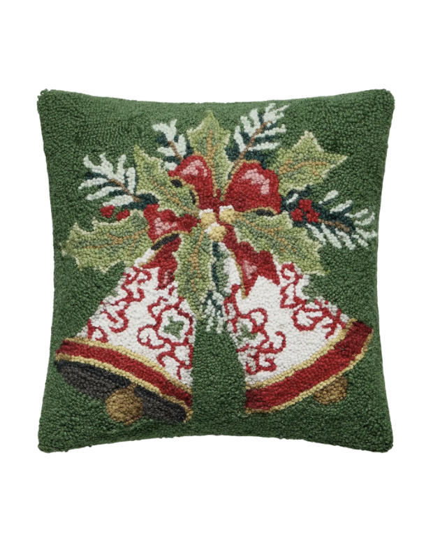 Christmas Bells Hook Pillow