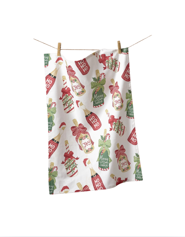 Christmas Champagne Kitchen Towel