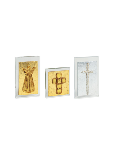 Cross & Angel Acrylic Plaque