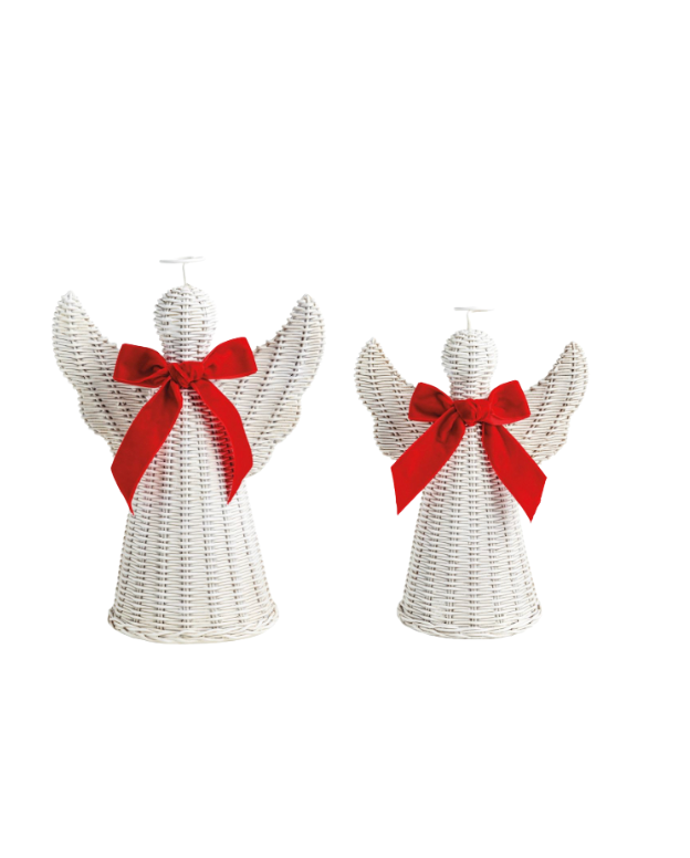 Red Bow Angel Sitters