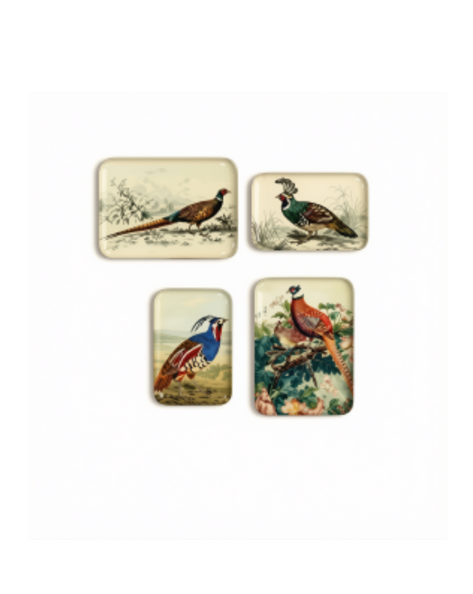 Pheasant Metal Trays