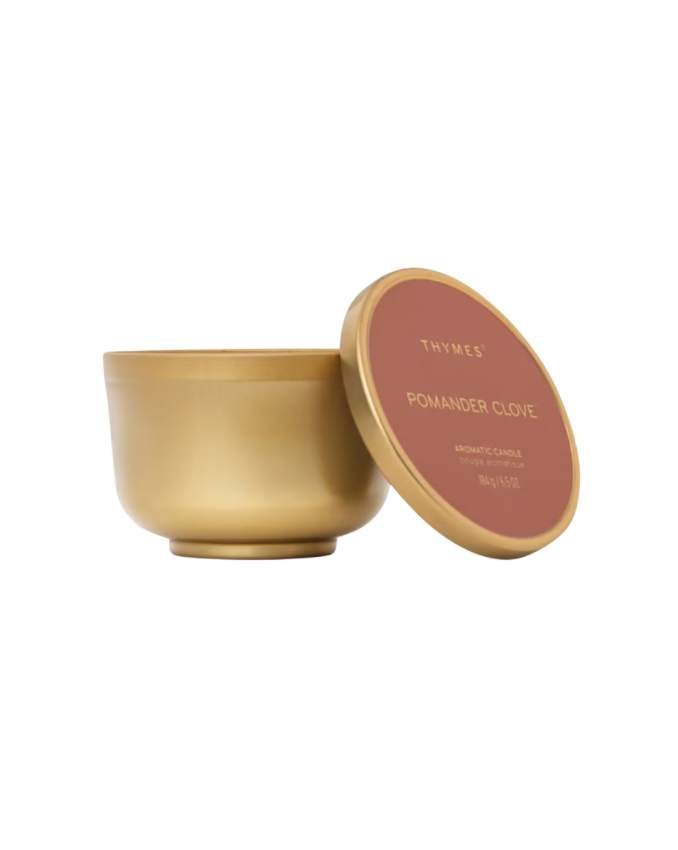 Thymes Pomander Clove Universal Tin Candle 6.5oz