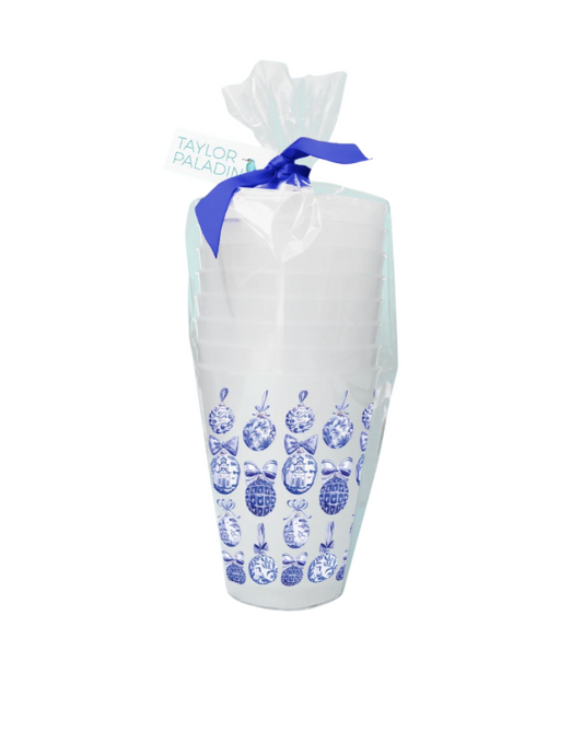 Chinoiserie Ornaments Frosted Cup