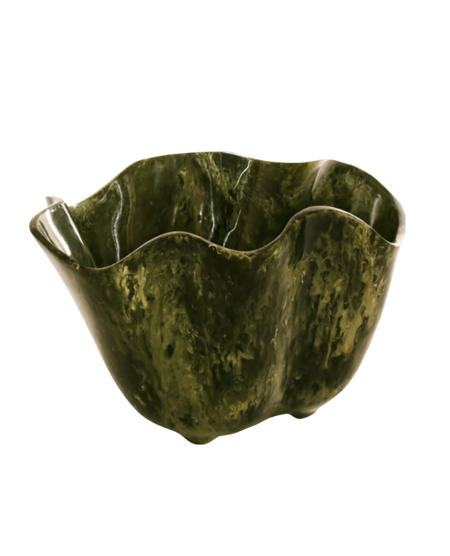 Beatriz Ball Malachite Resin Ice Bucket