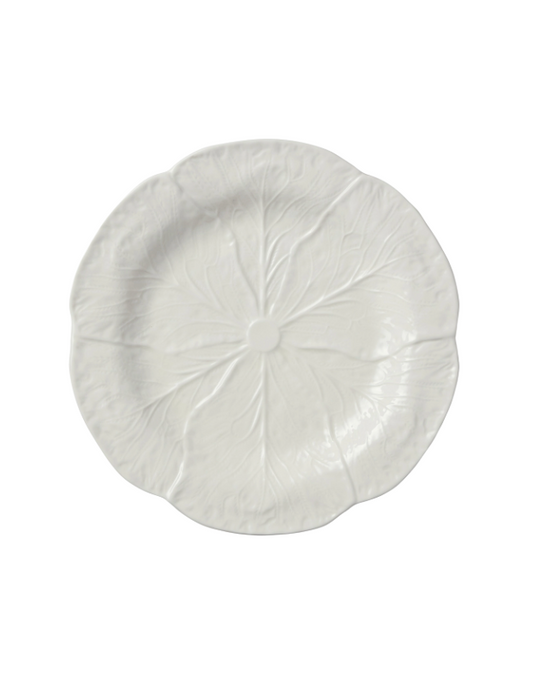 Le Jardin Cabbage Salad Plate - White